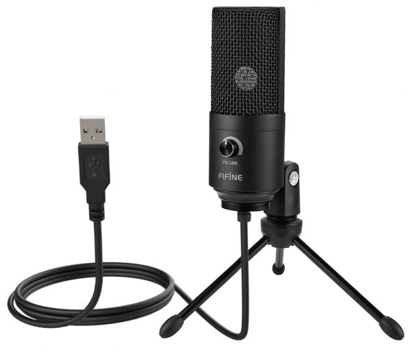 Fifine Metal USB Condenser Microphone For PC and Mac