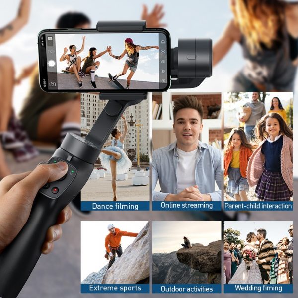 Baseus 3-Axis Handheld Gimbal Stabilizer for Mobilephone & Action